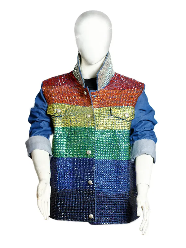 Gay Pride Rainbow Jacket Kamala Harris