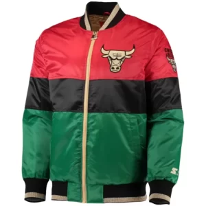 Chicago Bulls New York Tri Color Jacket