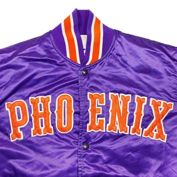 NBA Phoenix Suns Purple Starter Satin Jacket