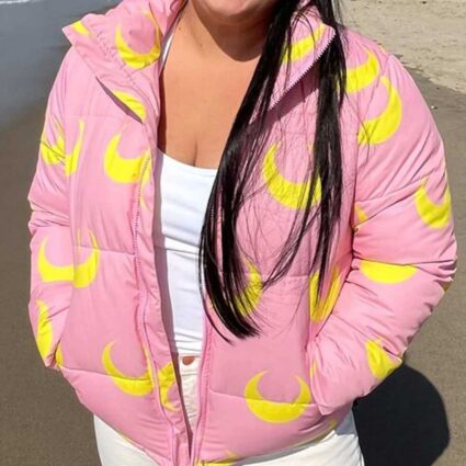 polyester Sailor Moon Full Length Puffer Jacket