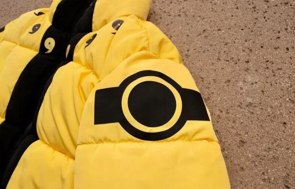 Naruto Six Paths Sage Mode Yellow Puffer Jacket