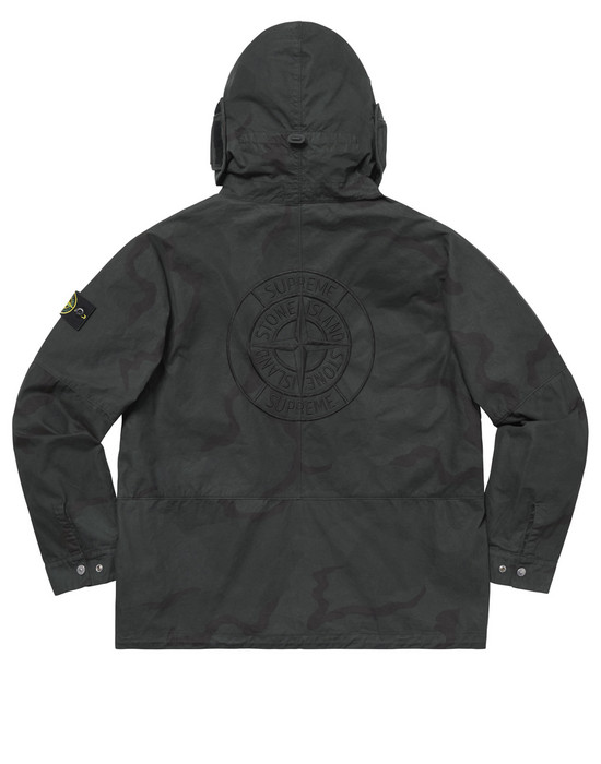 401S4 BRUSHED COTTON 2C CAMO-OVD STONE ISLAND FOR SUPREME