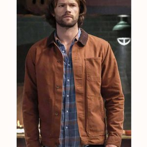 Jensen Ackles Supernatural Season 14 Brown Jacket