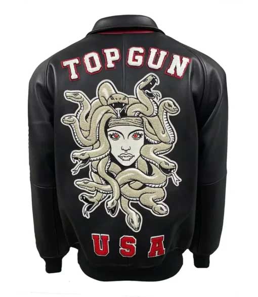 Top Gun Medusa Leather Jackets
