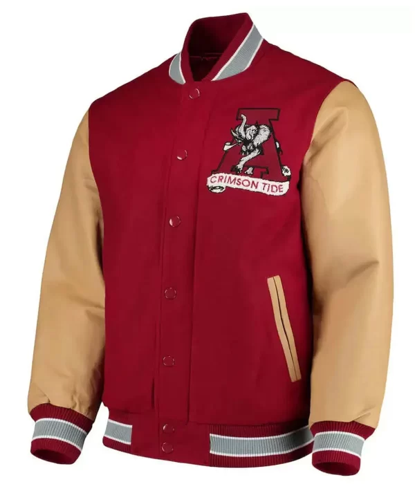 Alabama Crimson Red Tide Letterman Jacket