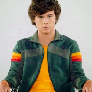 The Middle Charlie Mcdermott Green Pure Cotton Jacket