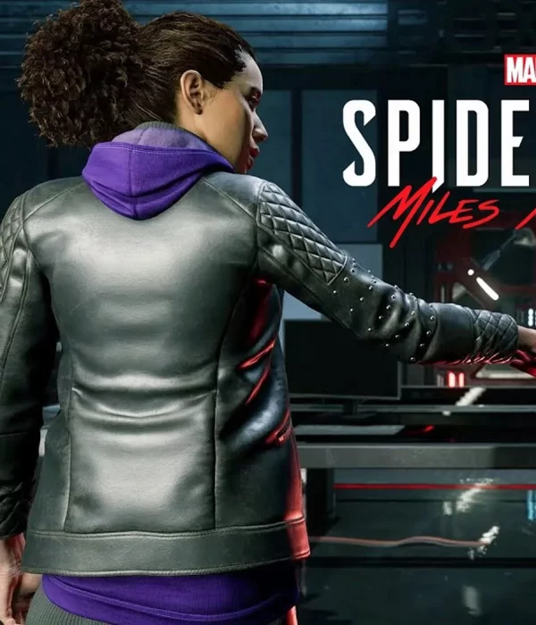 Tinkerer Spider-Man Miles Morales PS4 Leather Jacket