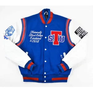 State University Motto 2.0 Go Big Letterman Jacket