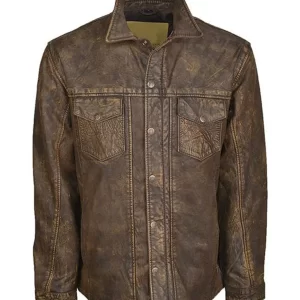 Ranch Cowboy Hand Leather Jacket