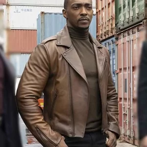 The Falcon and Winter Soldier Anthony Brown Mackie Leather Jacket