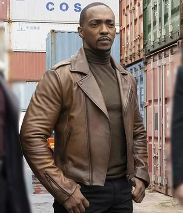 The Falcon and Winter Soldier Anthony Brown Mackie Leather Jacket
