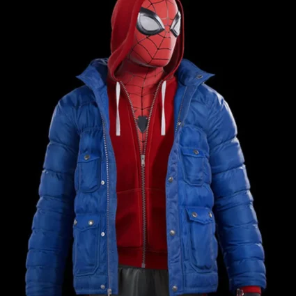 Spider-Man PS4 Puffer Hooded Jacket