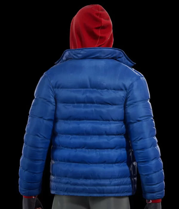 Miles Morales Spider-Man PS4 Puffer Hooded Jackets