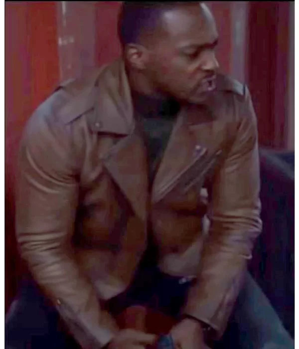 The Falcon and Winter Soldier Anthony Mackie Leather Brown Jackets