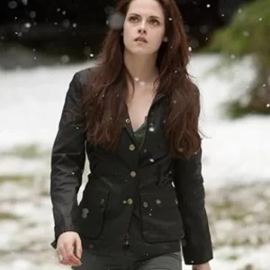 The Twilight Saga Kristen Stewart Black Field Jacket