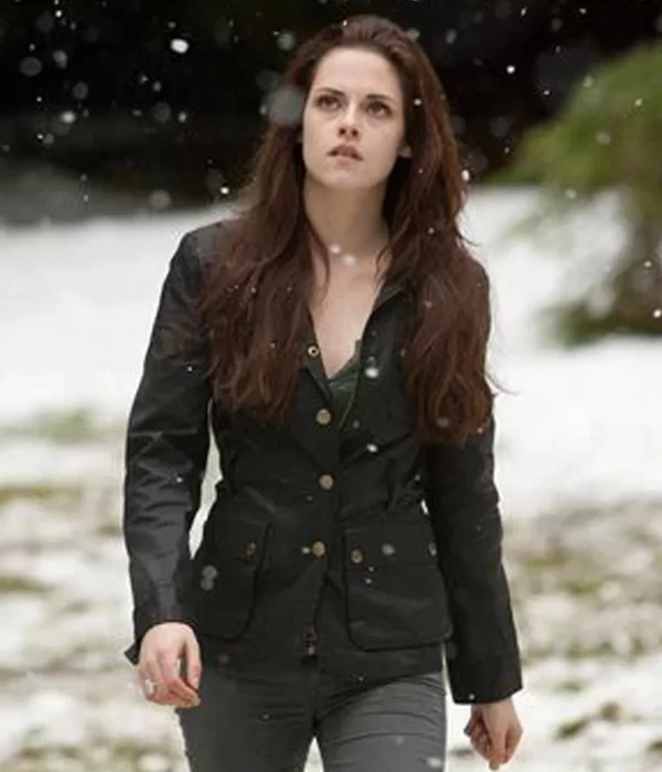 The Twilight Saga Kristen Stewart Black Field Jacket