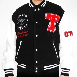 Tiesto Club Life button Letterman Jacket