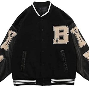 Vamtac Mens Varsity Baseball Jacket