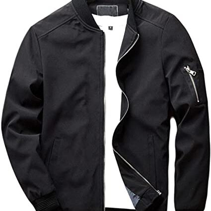 Sandbank Men's Slim Fit Flight Bomber Jacket