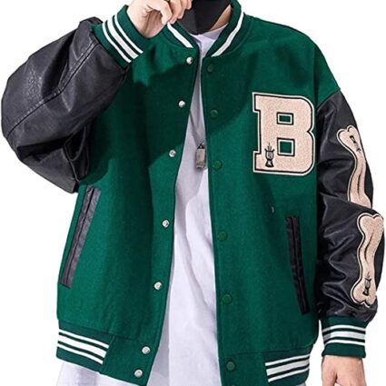 Moshtashio College Varsity Bomber Jacket