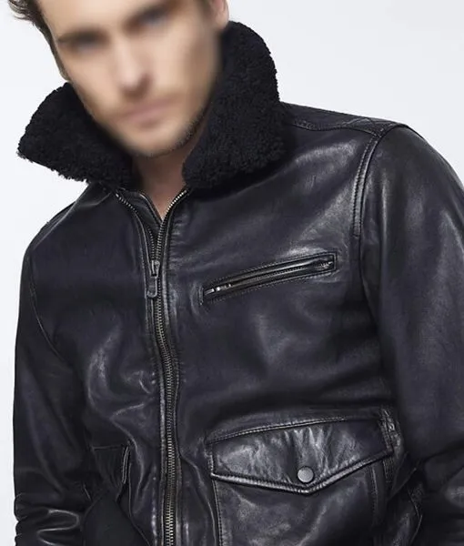 Alexander G-1 Black Leather Jacket