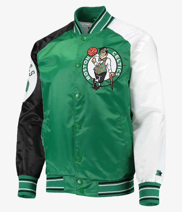 Boston Celtics Reliever Kelly Green/Black Jacket