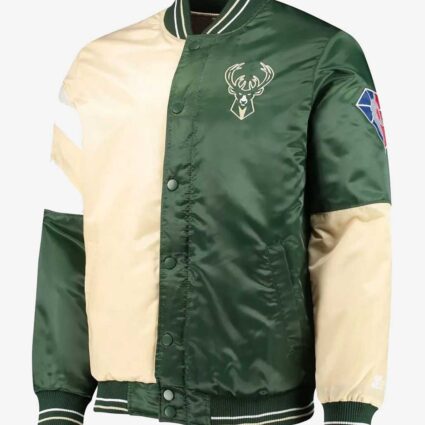 Milwaukee Bucks Leader Color Block Jacket