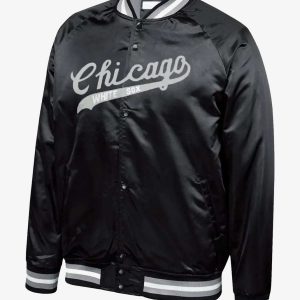 Chicago White Sox Bomber Black Jacket