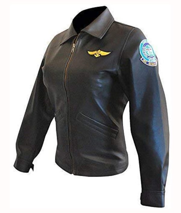 Top Gun Pilot Charlie Real Leather Jacket