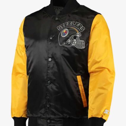 Locker Room Pittsburgh Steelers Throwback Satin Jacket