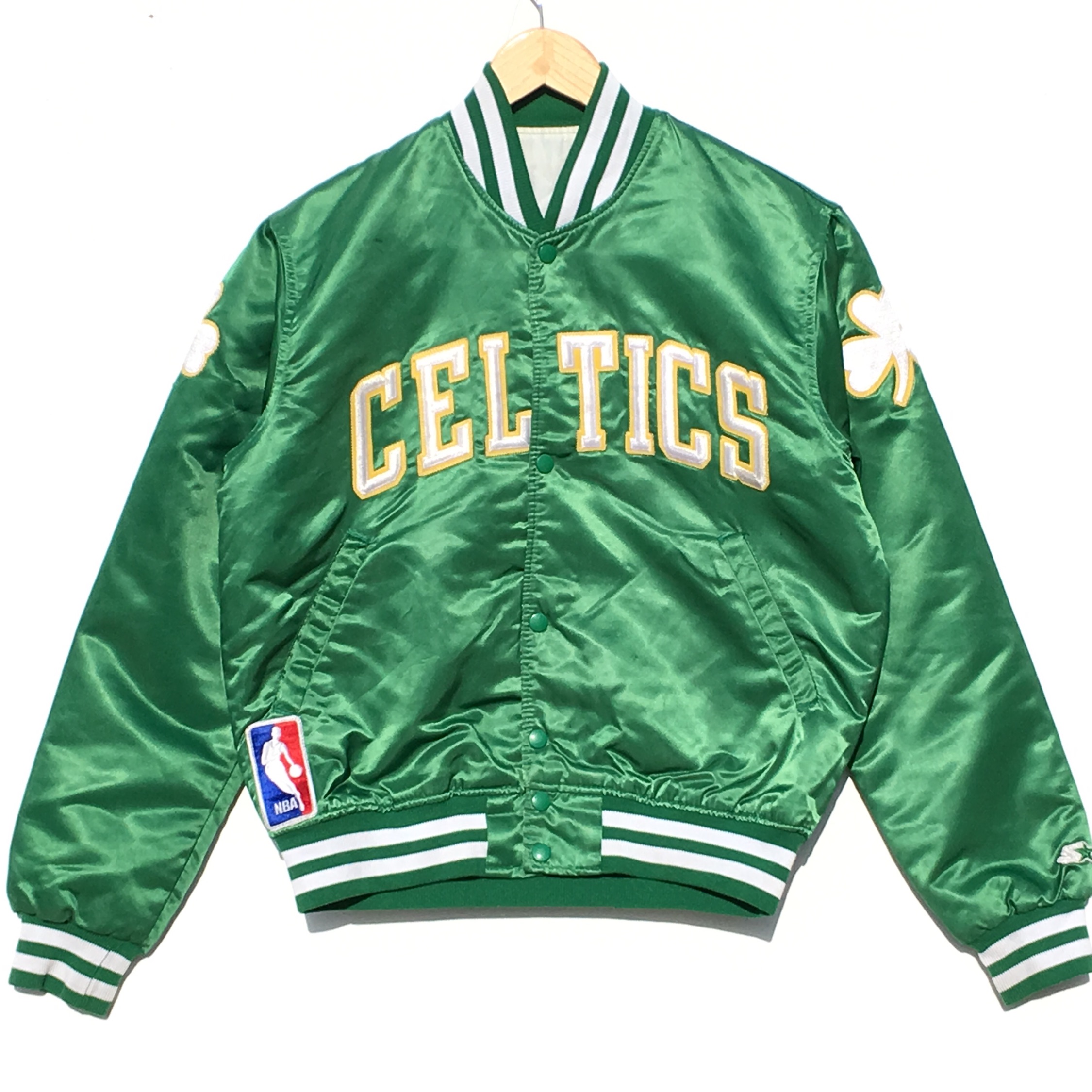 Boston Celtics Green Starter Satin Jacket A2 Jackets