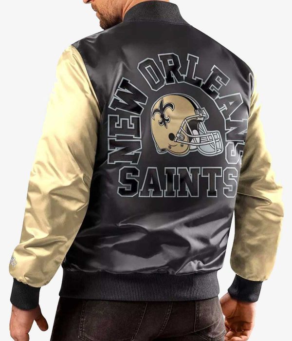 New Orleans Locker Room Throwback Saints Jacket back