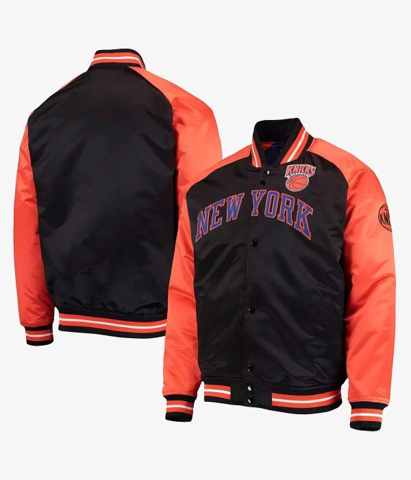 New York Knicks Orange and Black Jacket