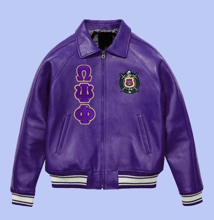 Omega Psi Phi Purple Jacket A2 Jackets