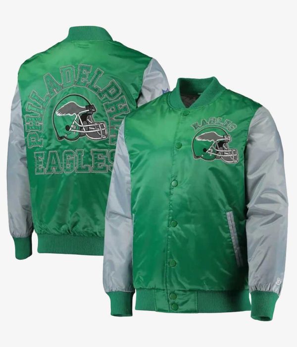 Philadelphia Eagles Locker Room Throwback Kelly Jacket double
