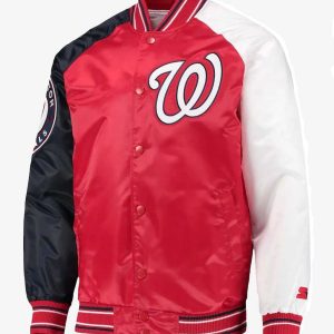 Washington Nationals Reliever Satin Jacket