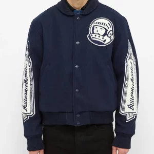 Billionaire Boys Club Heart and Mind Blue Varsity Jacket