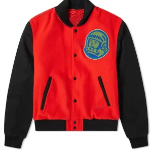 Billionaire Boys Club Mountain Letterman Logo Jacket