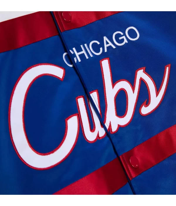 Chicago Cubs Special Script Satin Heavyweight Jacket