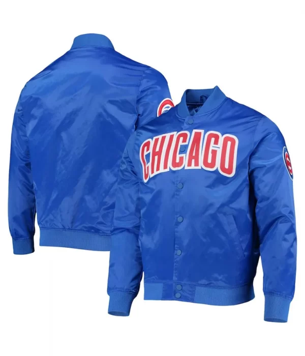 Chicago Cubs Wordmark Royal Blue Jacket