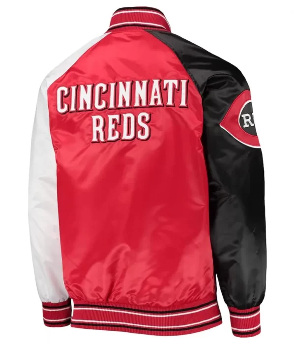 Cincinnati Reds Reliever Full-Snap Raglan Jacket