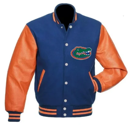 Florida Gators Team NCAA Blue Varsity Jacket