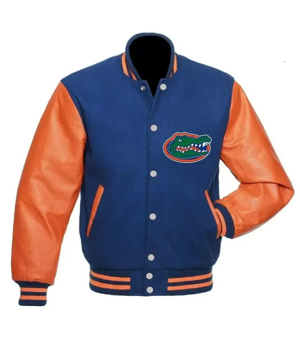 Florida Gators Team NCAA Blue Varsity Jacket