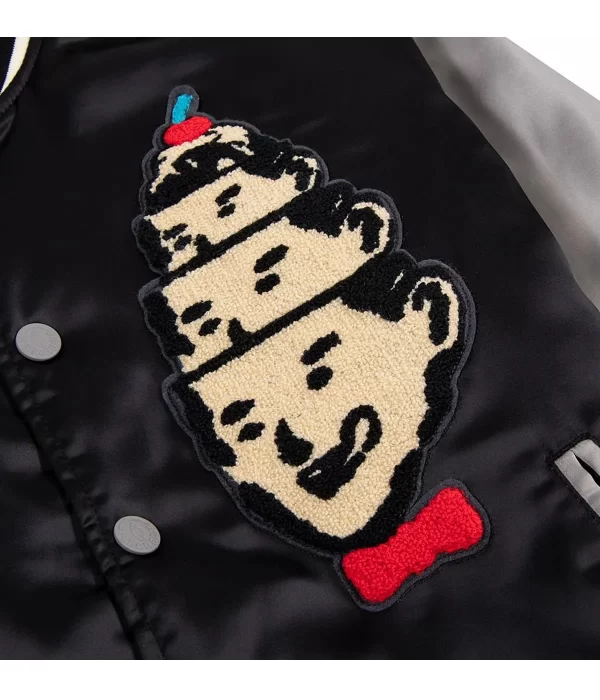 Ice Cream Hoodini Bomber Satin Jacket logo