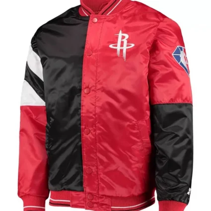 75th Anniversary Houston Rockets Leader Satin Jacket