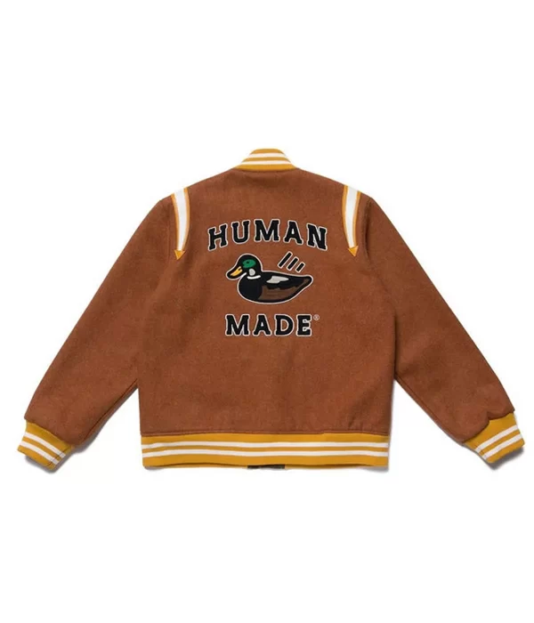 Human Made Duck Reversible Varsity Jacket back