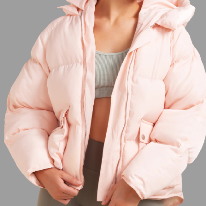 Pink Puffer Jacket