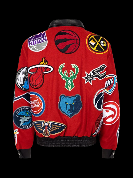 NBA Jeff Hamilton Collage wool jacket