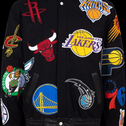 NBA Collage wool jacket