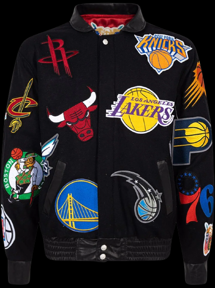 NBA Collage wool jacket